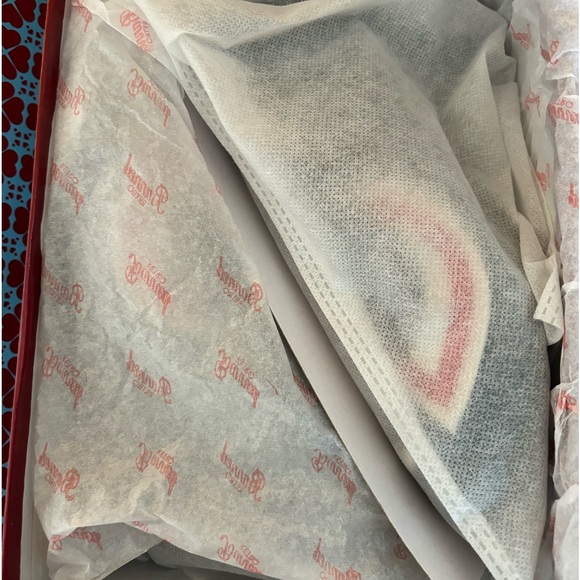 Banned Retro Navy Blue Red and White Nautical Vintage Pump 4th of July Heels 38 - Picture 5 of 6